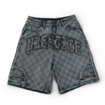 Prestige Collection Checkerboard Denim Short